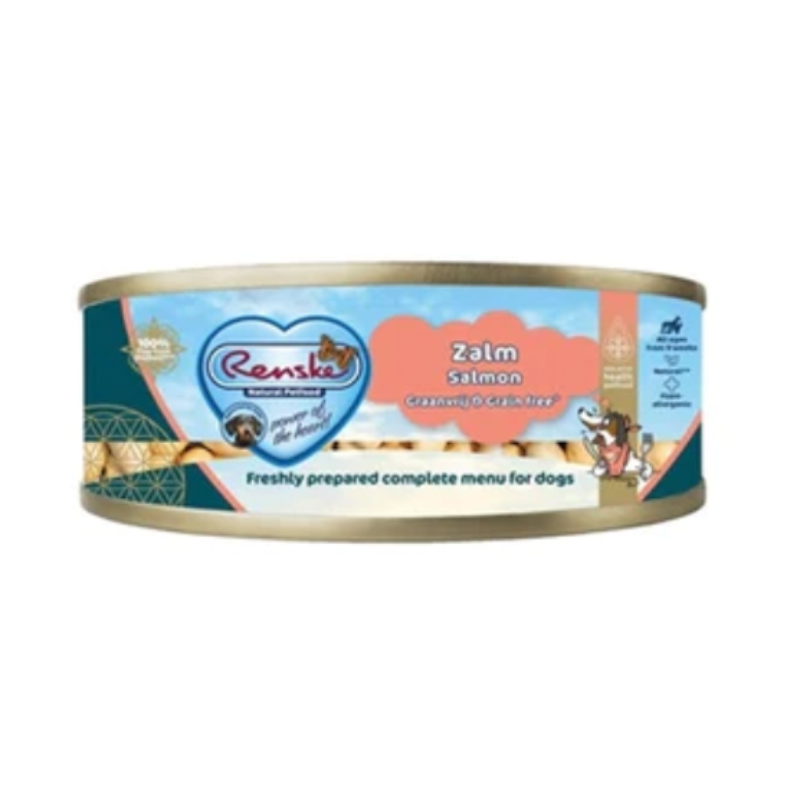 Renske Dog Frischfleisch Lachs Getreidefrei 24x95g
